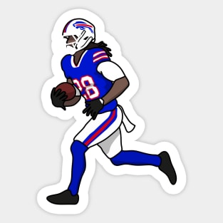 james the running back Sticker